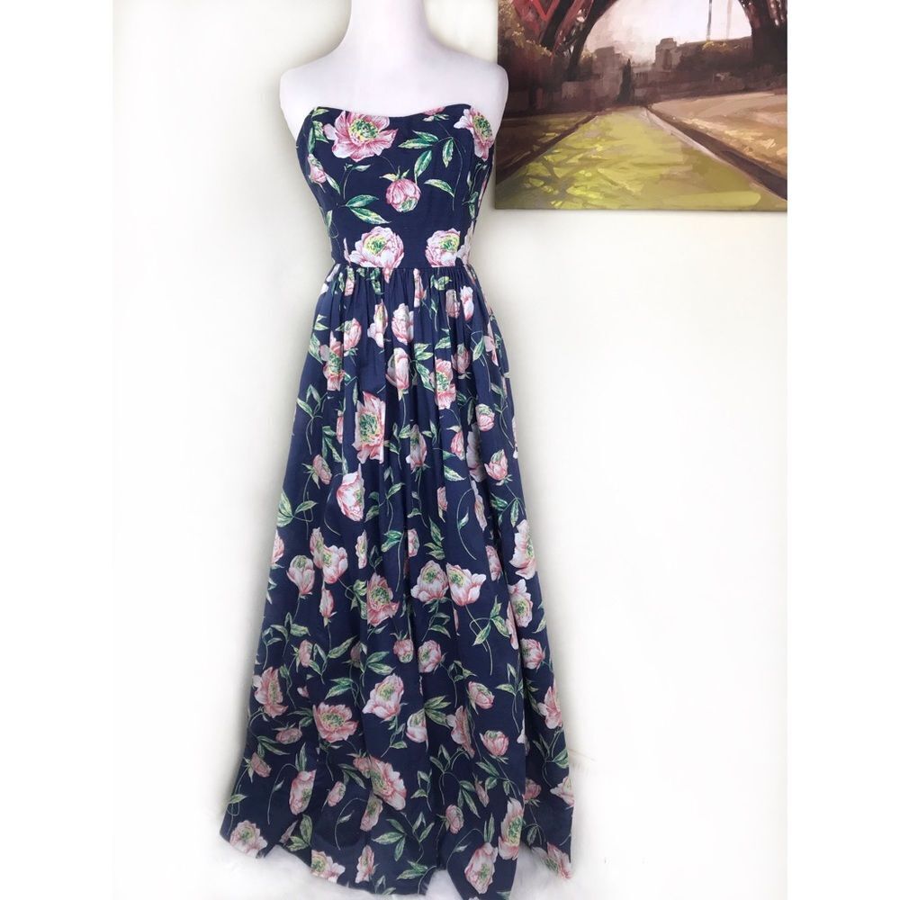 French connection floral maxi dress